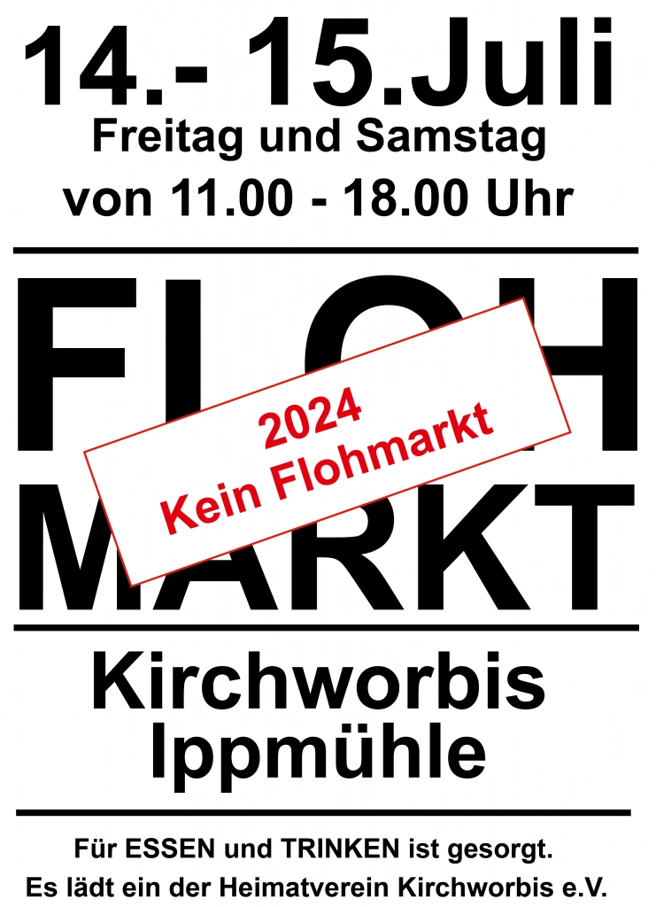 Flohmarkt 2024 in Kirchworbis