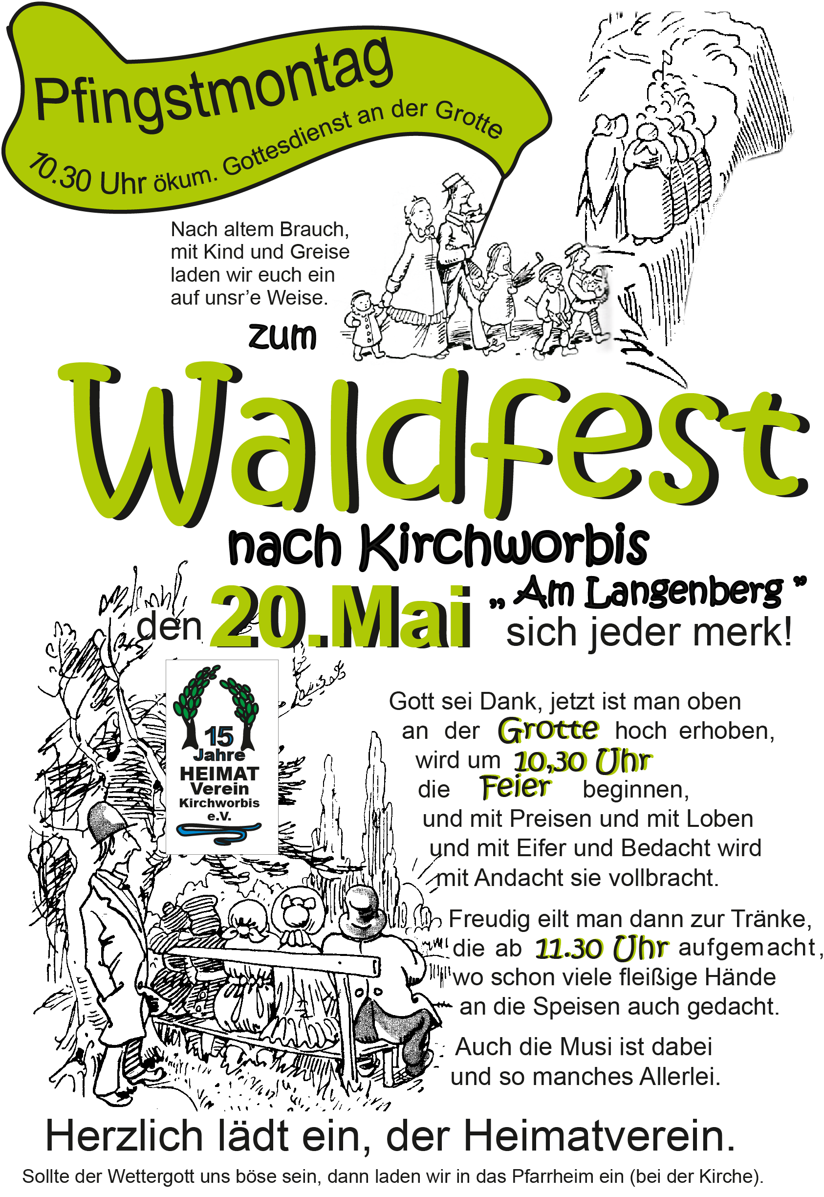 Waldfest 2024 in Kirchworbis